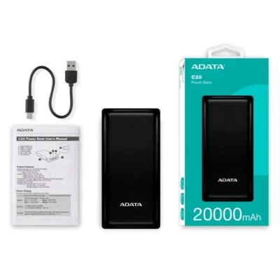 Power Bank 20000mah Adata C20