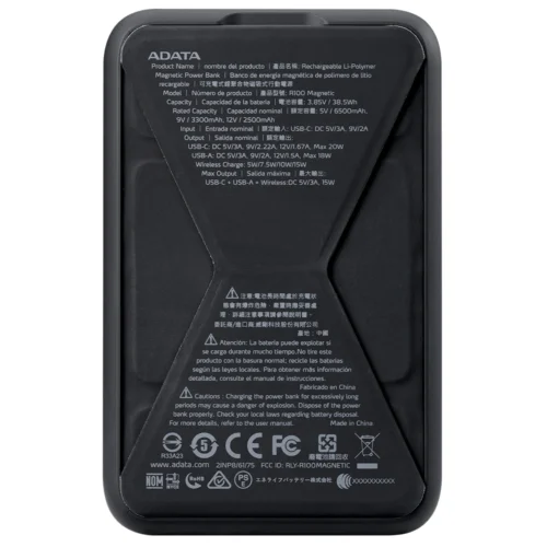 MagSafe Powerbank Adata 5000 mah cargador inalámbrico